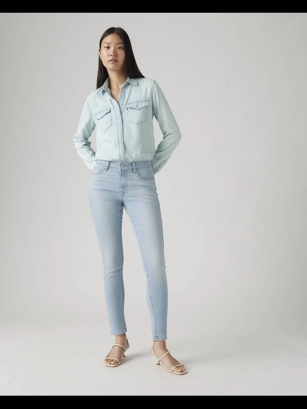 Levi’s 711 Light Blue High-Rise Skinny Women’s Jeans